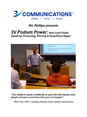 cover image of 3V Podium Power: Next Level Public Speaking, Presenting, Pitching & PowerPoint Repair